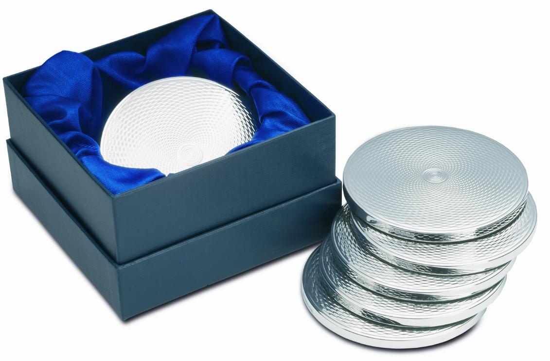 Sterling Silver Coaster Mats, solid silver coasters